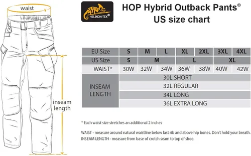 Miniatura 8 de Helikon-Tex - Pantalones híbridos para hombre, HOP Outback, DuraCanvas, VersaStretch