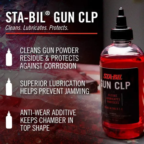 Miniatura 8 de STA-BIL Gun CLP - Limpia, lubrica, evita atascos, lubricación superior con aditivo antidesgaste, desplaza el agua, protege contra el óxido