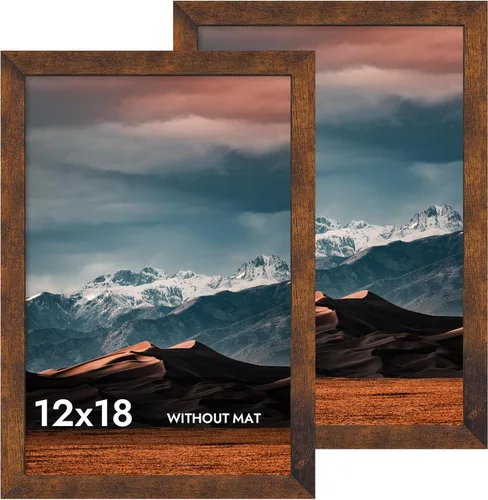 Miniatura 87 de iRahmen - Juego de 2 marcos de fotos de 4 x 6, marco de madera negro con cristal de alta definición, para mostrar fotografías de 3.5 x 5