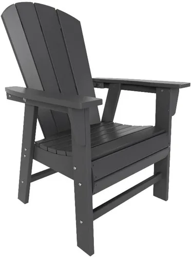 Miniatura 15 de Costaelm Sillas de césped, sillas de porche delantero, HDPE balcón, piscina, silla Adirondack, moderna silla de patio al aire libre, salón de resina