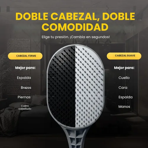 Miniatura 4 de El Rascador de Espalda Definitivo, Masajeador de Cuero Cabelludo, Masajeador de Espalda y Exfoliante Superficie Grande para Rascar, Regalos