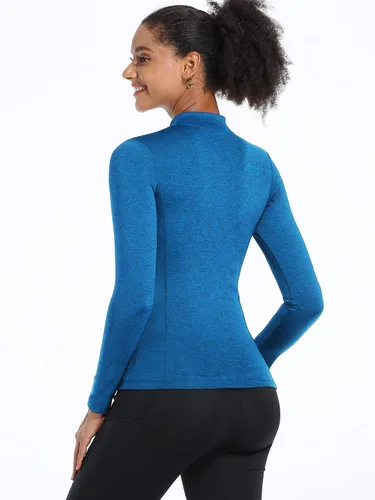 Miniatura 6 de CADMUS Women's Compression Long Sleeve Shirts for Hiking Running Dry Fit Tights