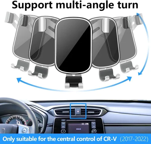Miniatura 5 de LUNQIN - Soporte para teléfono de coche para Honda CR-V 2017 2018 2019 2020 2021 2022 LX EX EX-L Touring Edición especial y CRV Hybrid 2020-22 Honda