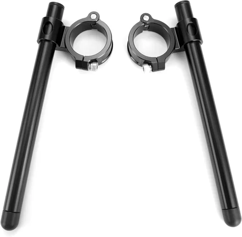 Miniatura 4 de Φ43mm clip ons manillar apto para motocicleta tenedor tubo Φ43mm, cafe racer construir clip en barras Φ 7/8 "CNC aluminio mecanizado