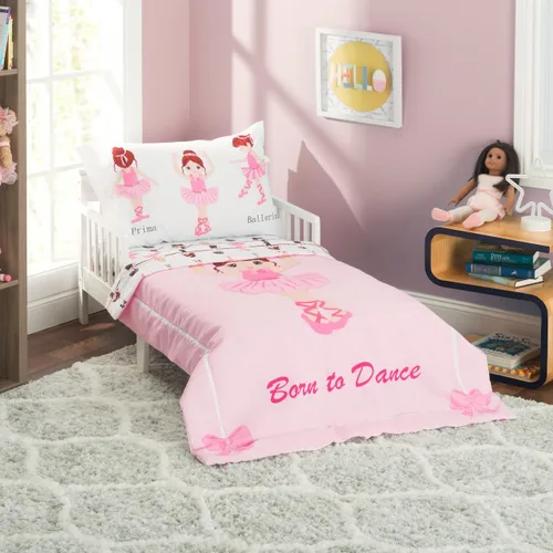 Miniatura 14 de EVERYDAY KIDS Juego de ropa de cama de 4 piezas para niños pequeños – Aventuras del espacio exterior – Incluye edredón, sábana encimera, sábana