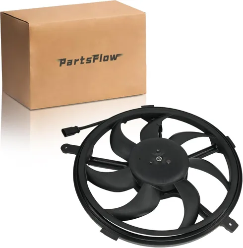 Miniatura 16 de Ensamble de ventilador de refrigeración del radiador PartsFlow para BMW 325Ci/330Ci/320i/325i/325xi/330i/323Ci/323i/328Ci/328i 1999-2006 64546905076