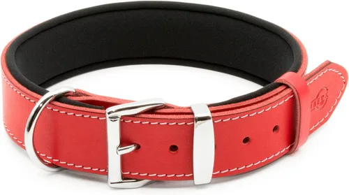 Miniatura 8 de Collar de perro de cuero curtido vegetal para perros grandes, collares de perro resistentes y de diseño de lujo