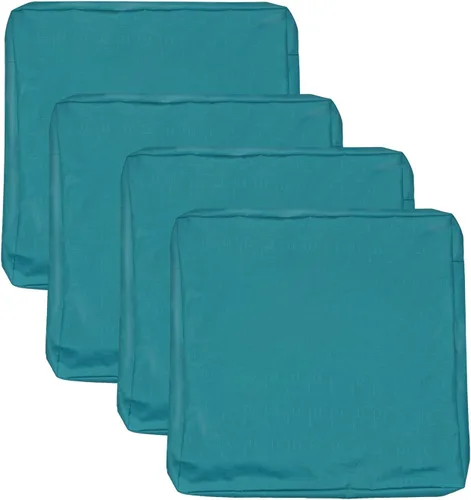 Miniatura 27 de Fundas para cojines de asiento de patio, fundas deslizantes lavables de repuesto, funda impermeable para cojines de silla de muebles al aire libre