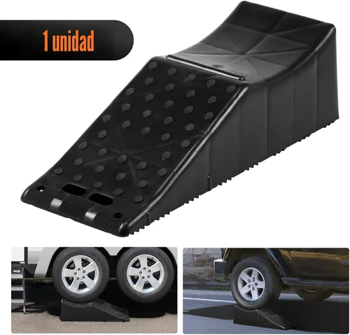 Miniatura 9 de VEVOR Rampa para vehículos de 1 pieza, 20000 libras/9 toneladas, rampa de servicio de coche, elevación sin esfuerzo de 5.5 pulgadas de alto