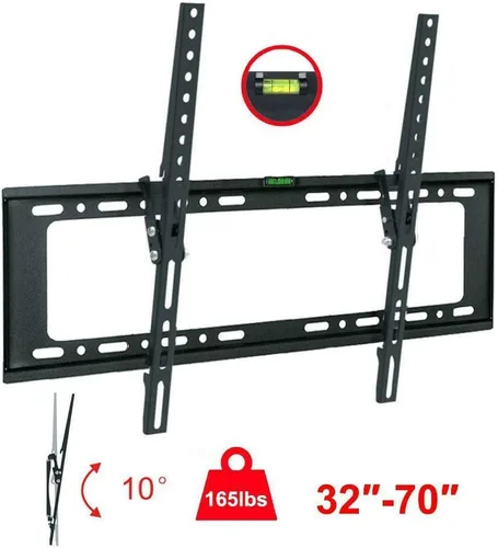 Miniatura 2 de NTQinParts Soporte de pared para TV plano con inclinación de 10° para Insignia NS-43F301NA22, NS-50F301NA24, NS-55F301NA22, NS-65F301NA23