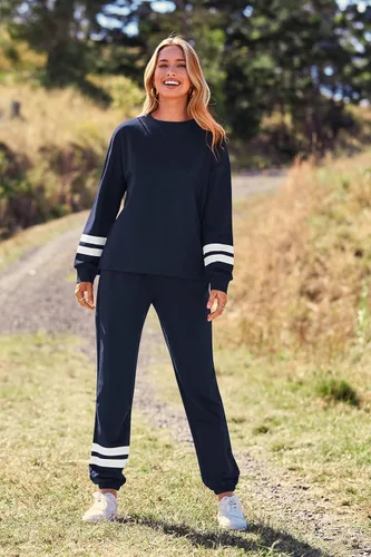 Miniatura 138 de Prettygarden - Conjunto de pijama de dos piezas para mujer, diseño de teñido anudado, sudadera informal de manga larga con pantalones largos, ropa