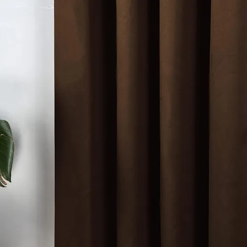 Miniatura 7 de HESTIN Juego de cortinas opacas de 4 piezas (incluye 2 paneles y 2 alzapaños), cortinas opacas con aislamiento térmico sólido con ojales