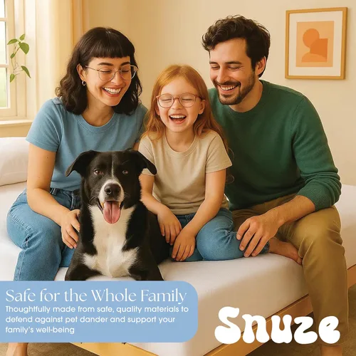 Miniatura 7 de Snuze Protector de colchón de rizo suave, tamaño individual, funda impermeable, suave, transpirable, lavable a máquina, se adapta a colchones