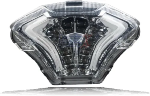 CLARO Color FIT YAMAHA MT03 MT-25 MT-07 FZ-07 YZF-R3 YZF-R25 MX King 150 Señales de giro de luz trasera con guía de luz e-Mark encendido