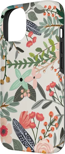 Miniatura 2 de Funda con diseño floral botánico de jardín colorido para iPhone 14