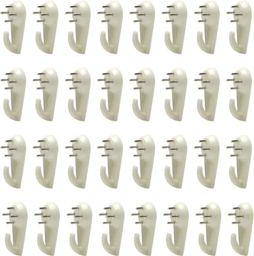 Miniatura 11 de MroMax Percha de pared dura para herrajes, sujetadores y ganchos, montaje en pared, gancho sin marcas, ganchos para marcos de fotos, 100
