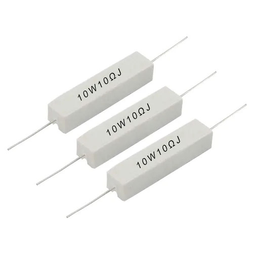 Miniatura 4 de 30 resistencias de cemento de cerámica de 10 W, 10 ohmios, 5 %, resistencia de cemento de cerámica, alambre enrollado, kit de resistencias de rango