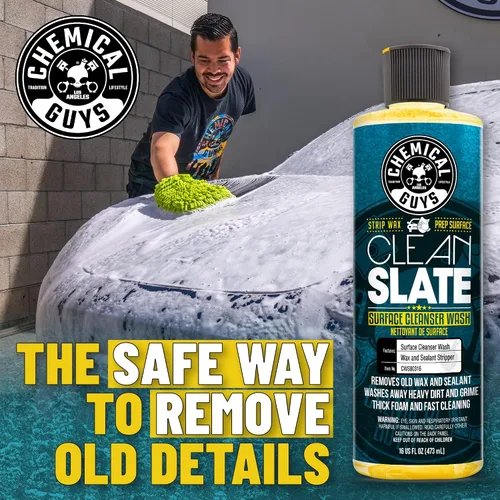 Miniatura 9 de Chemical Guys CWS803 Clean Slate - Jabón de limpieza profunda para superficies de automóviles