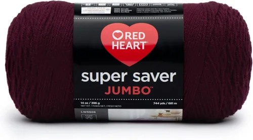 Miniatura 56 de Red Heart Super Saver Jumbo Ovillo de lana, Amatista