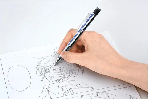 Miniatura 2 de Tombow Mono Graph Shaker - Portaminas, 0.5 mm, cuerpo de patrón (SH-MG)