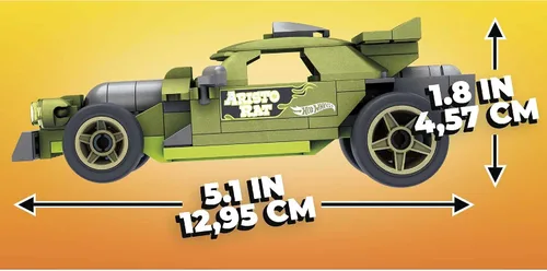 Miniatura 6 de Hot Wheels Mega Construx Aristo - Juego de construcción de ratas, juguetes de construcción para niños