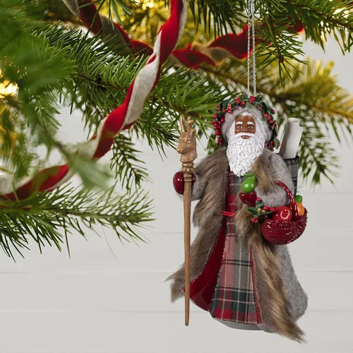 Miniatura 6 de Hallmark Keepsake Adorno de Navidad 2022, Papá Negro Navidad