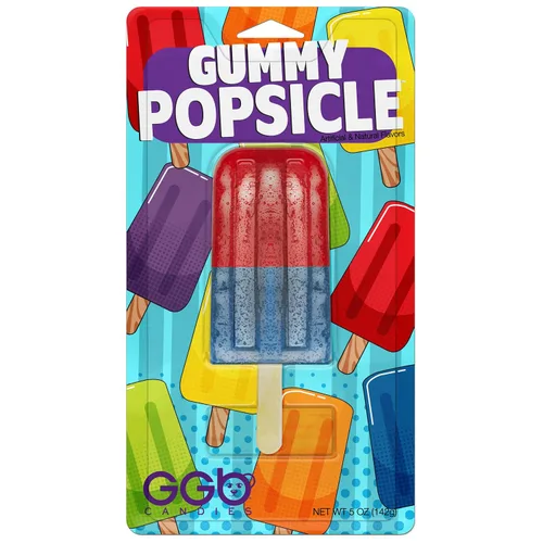 Miniatura 4 de Paleta de gomita: un regalo genial con una variedad de opciones de sabor, por GGB Candies (frambuesa azul, paquete de 2)
