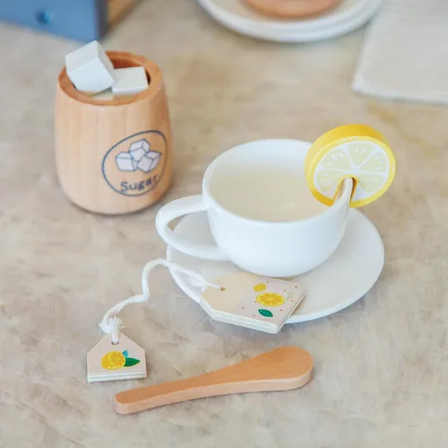 Miniatura 7 de MindWare Oh So Fun! Rise & Shine Coffee Café y juego de té para niños de 3 años en adelante