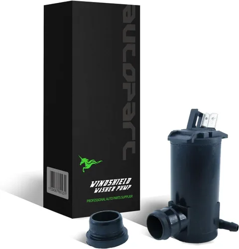 Miniatura 6 de 1 motor de bomba de líquido para limpiaparabrisas delantero/trasero de 12 V con kit de repuesto de arandela de goma compatible con modelos 07-11 CRV