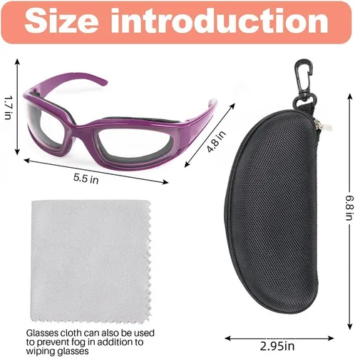 Miniatura 6 de shenghang Gafas de Cebolla para Cocina Gafas de Parrilla Sin Lágrimas Gafas de Seguridad para Cocina A Prueba de Polvo Anti Empañamiento A Prueba