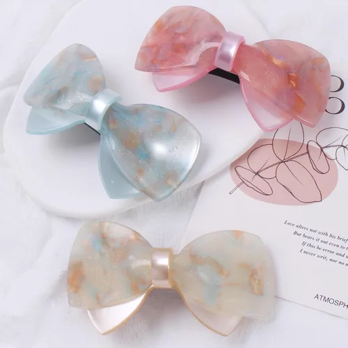 Miniatura 7 de Mistofu Pasadores de pelo de mariposa para cabello fino, pinzas de pelo medianas para niñas y mujeres, accesorios antideslizantes para el cabello