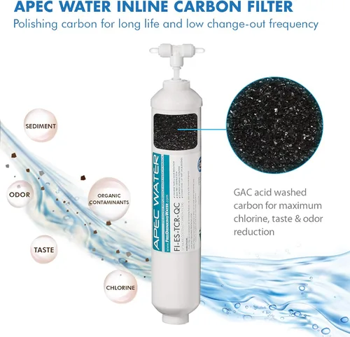 Miniatura 8 de APEC Water Filtro de sistemas-MAX-ESPHUV-SSV2 75 GPD Juego de filtros de repuesto completo de alta capacidad para Essence Series ROES-PHUV75 Sistema
