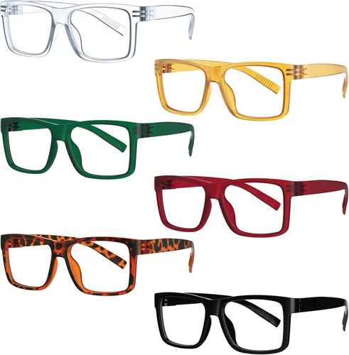 Miniatura 7 de Eyekepper Paquete de 5 lentes de lectura para hombre, incluye lentes de sol de lectura, bisagras de resorte, gafas clásicas de tramposo