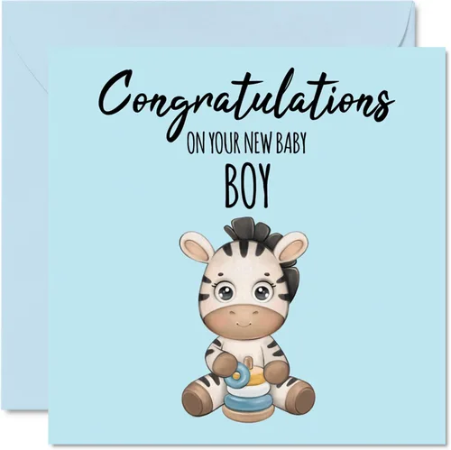 Miniatura 8 de Stuff4 Nueva tarjeta de bebé niña – Nueva hija – Tarjetas de felicitación para recién nacido, tarjetas de felicitaciones bien hechas, regalos