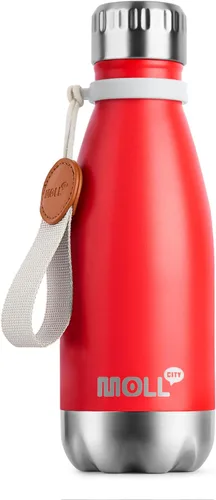 Miniatura 20 de Botella de agua para niños, botella de agua deportiva de acero inoxidable de 12 onzas con aislamiento al vacío para la vuelta a la escuela, botella