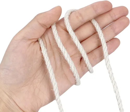Miniatura 3 de Leecogo Cuerda de yute de 4.5 mm 30 metros de cuerda natural para manualidades, macramé, bricolaje, postes para gatos, reparación y recuperación