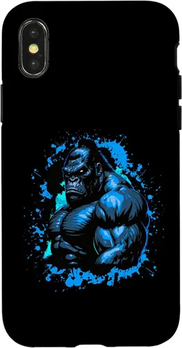 Miniatura 5 de iPhone 12 Pro Max Gorilla Workout Animal Beast Muscles Bodybuilding Gym Case