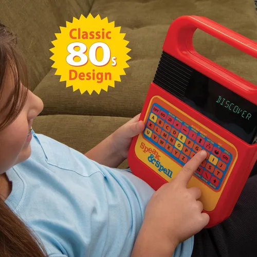 Miniatura 2 de Speak & Spell - Juego electrónico de aprendizaje educativo, juegos de ortografía, arcade de mano retro de los años 80, juguetes para autismo