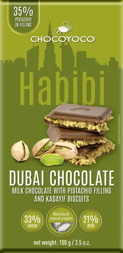 Miniatura 6 de Chocoyoco Barra de chocolate (3.5 onzas (paquete de 5), matcha, chocolate blanco)