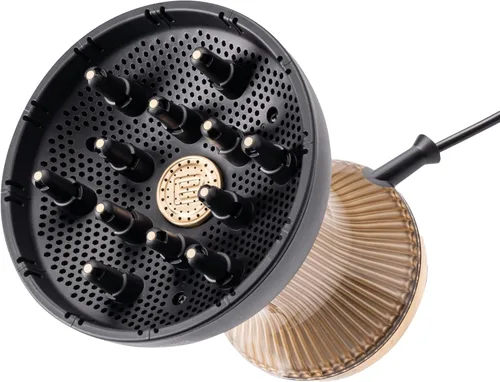 Bellissima Diffon Supreme Difusor y Secador de Pelo para Cabello Rizado - Difusor XL para Ondas Largas, Rulos, Bucles - Botón de Enfriamiento -
