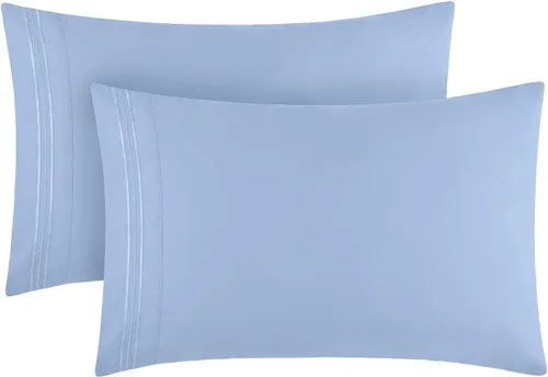 Miniatura 52 de Mellanni Fundas de almohada – Fundas de almohada lujosas, extrasuaves, refrescantes – 2 fundas de almohada de la colección Iconic – Cierre de sobre