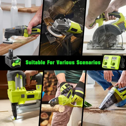 Miniatura 7 de Paquete de 2 baterías P108 de 18 V compatibles con Ryobi 18V ONE+ batería P102 P103 P104 P105 P107 P109 P122 PBP005 PBP004 PBP003 PBP002 RB18 RB18