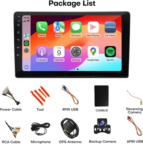 Miniatura 8 de Estéreo de coche para Ford Explorer Fusion Focus Edge Taurus Freestar F150 F250 F350 Radio - 7 pulgadas pantalla táctil GPS Bluetooth FM/RDS SWC