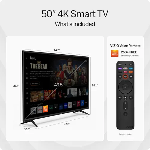 Miniatura 4 de VIZIO - Smart TV LED 4K UHD Serie-V de 50 pulgadas con mando de voz a distancia, Dolby Vision, HDR10+, compatibilidad con Alexa, modelo 2022