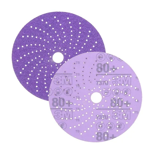 Miniatura 35 de 3M Cubitron II Hookit 31370 - Disco abrasivo de lijado limpio, 6 pulgadas, grado 40+, paquete de 50 discos, alto rendimiento, larga duración