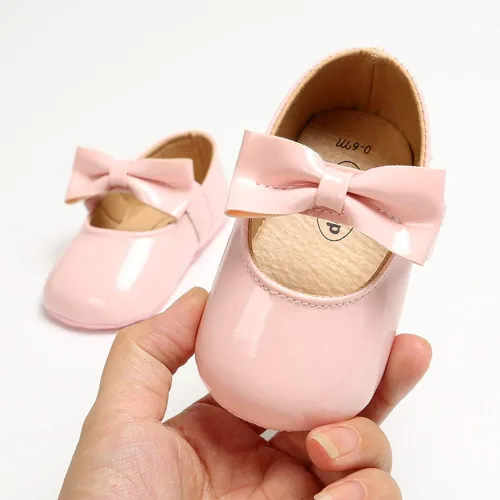 Miniatura 5 de Mocasines para bebé de princesa brillante Mary Jane vestidos zapatos de primera calidad ligeros suela suave zapatos para cuna zapatos para niños