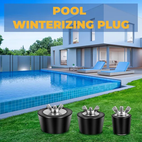 Miniatura 7 de Enchufe de expansión de invierno para piscina con tornillo SS, pernos de acero inoxidable, goma resistente para piscina enterrada y sobre el suelo
