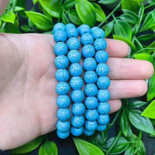 Miniatura 664 de Gem Avenue Handmade Round Bead Stretch Bracelet Unisex Natural Stone Beaded Jewelry for Men & Women, Elastic Wristband for Daily Wear