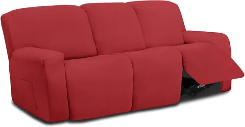Miniatura 69 de Easy-Going - Funda elástica de microfibra para sofá reclinable seccional, suave vellón ajustable a tu sofá de 2 cuerpos, lavable, protege tus