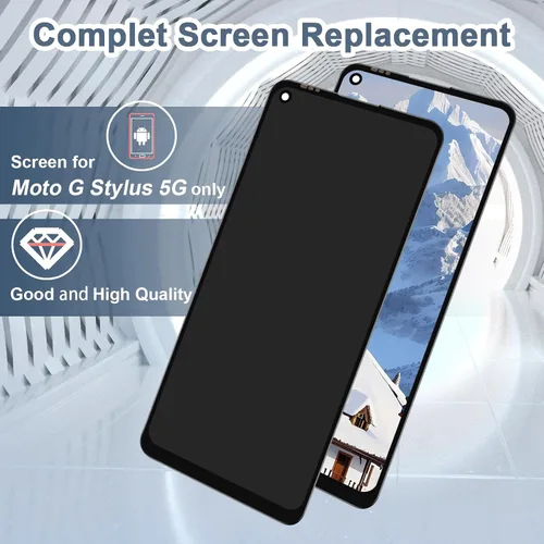 Miniatura 2 de Pantalla LCD para Motorola Moto G Stylus 5G 2021 6.8 pulgadas Reemplazo de pantalla para Motorola XT2131 XT2131DL XT2131-1 XT31-3 XT2131-4 táctil